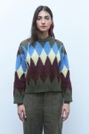 Sweater rombos verde