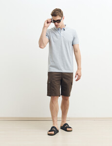520751 REMERA HARRINGTON LABEL Gris Melange