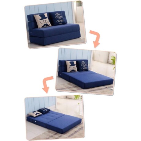 Sofa cama Foldie 2 cuerpos Azul