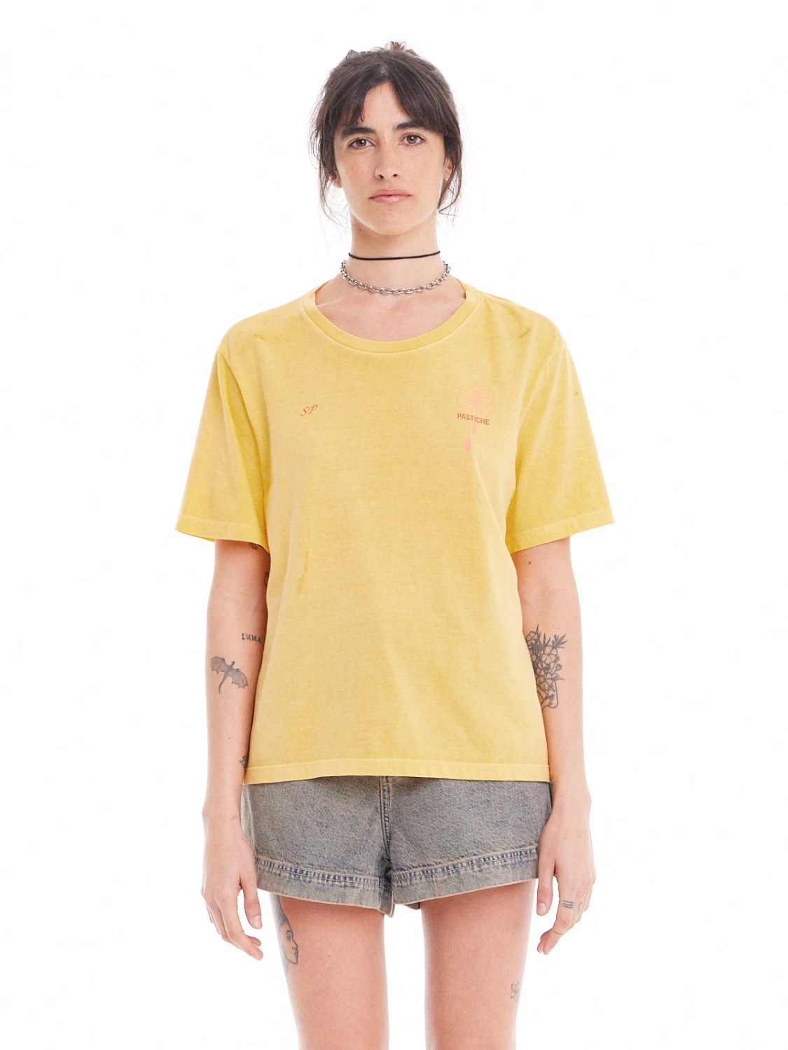 T-shirt Swan amarillo xs