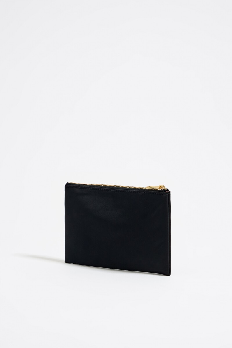 CARTERA DOBLE NYLON Negro