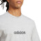 Remera de Hombre Adidas Essentials Linear Gris - Negro