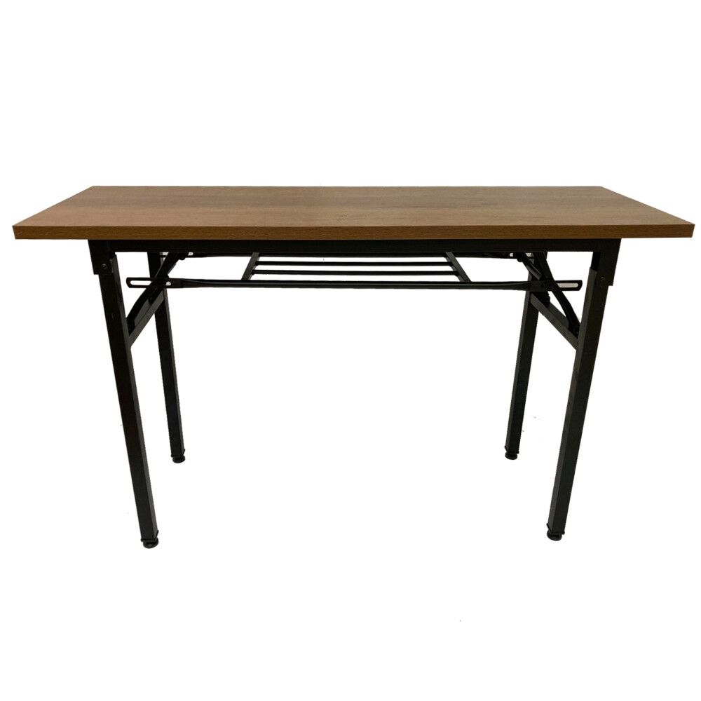 Escritorio plegable 1.20m Marrón oscuro