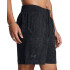UA LAUNCH PRO 7'' PRTD SHORT-GRY BLK-004