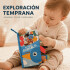 Libro Sensorial para Bebé con Colas, Mordillo y Sonidos Azul