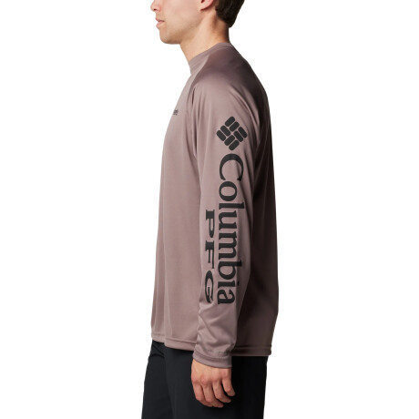 TSHIRT COLUMBIA TERMINAL TACKLE LS Dark Coral