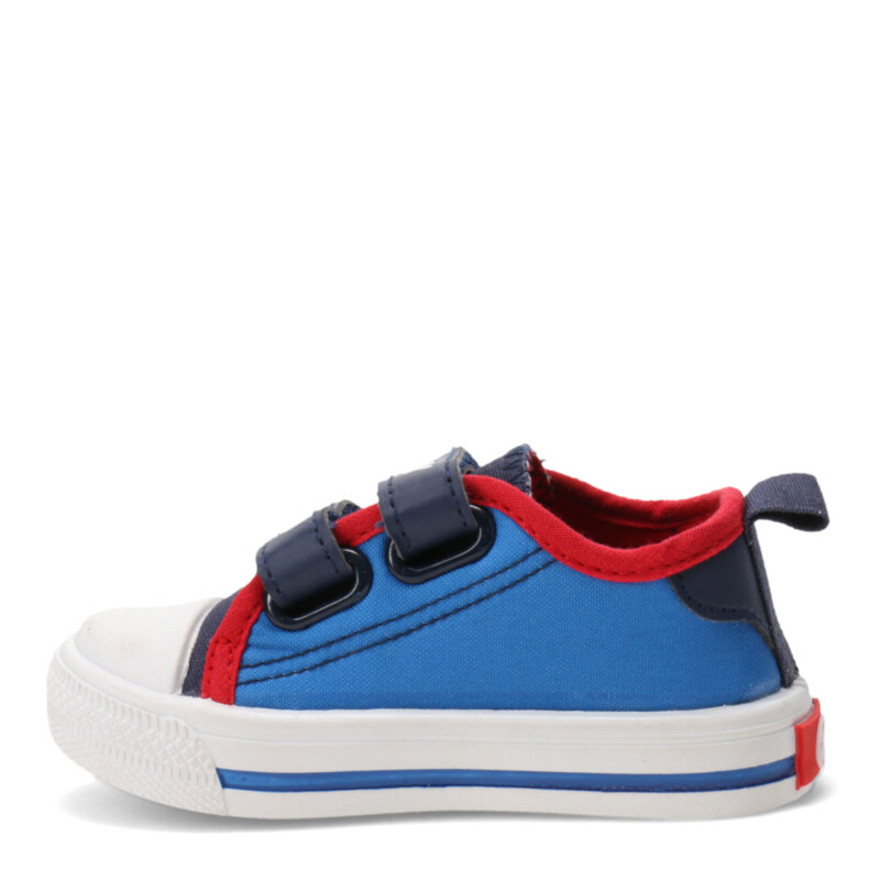 Championes de Niños Spiderman SPIDEY TEAM lona 2 velcros Azul Marino - Azul - Rojo