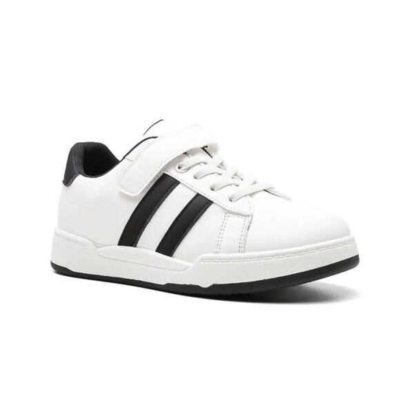 DEPORTIVO AURA KIDS - AMERICAN SPORT BLANCO/NEGRO
