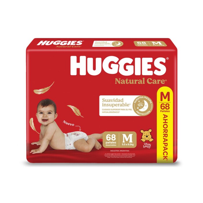 HUGGIES NAT CARE MED SUPREME UNISEX NF P única