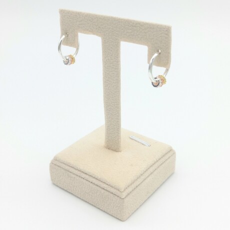 Par de aros de plata 925 con llamadores de angeles Par de aros de plata 925 con llamadores de angeles