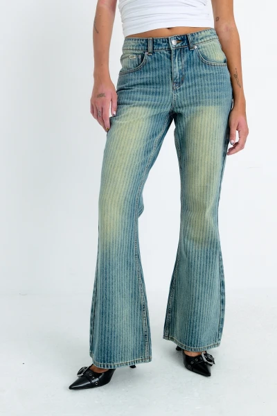 Pantalón denim Azul