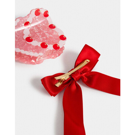 Set De Accesorios De Pelo Combinacion Bicolor