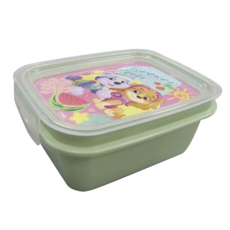 POTE PLASTICO CON DIVISION PAW PATROL VERDE 001