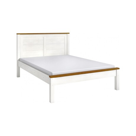 CAMA 2 PLAZAS PINO BLANCO TOPAZIO