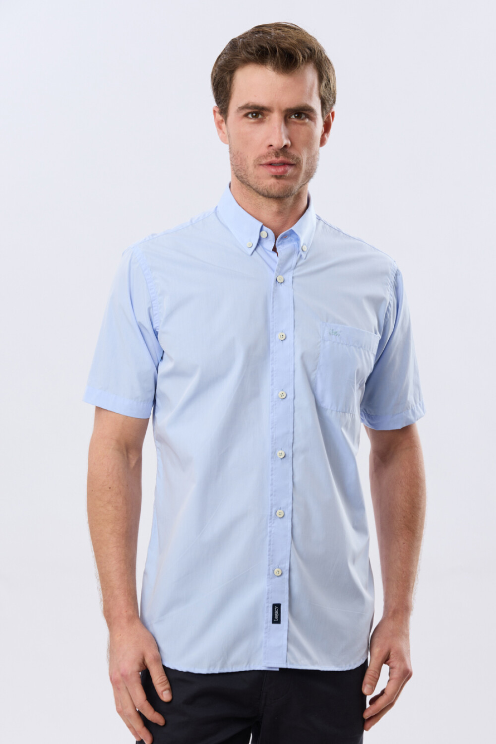 CAMISA LISA SPORT Celeste