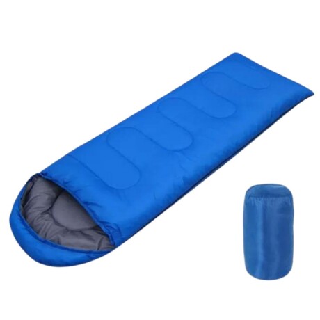 Sobre de dormir con capucha - 0.8 Kg Azul