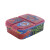 Vianda Infantil con 3 Reparticiones Spiderman Rojo