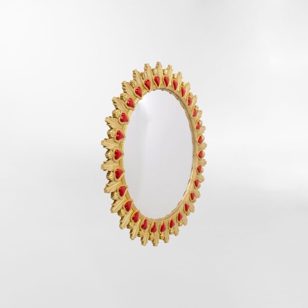 ESPEJO FLAMING HEART Bronce - -