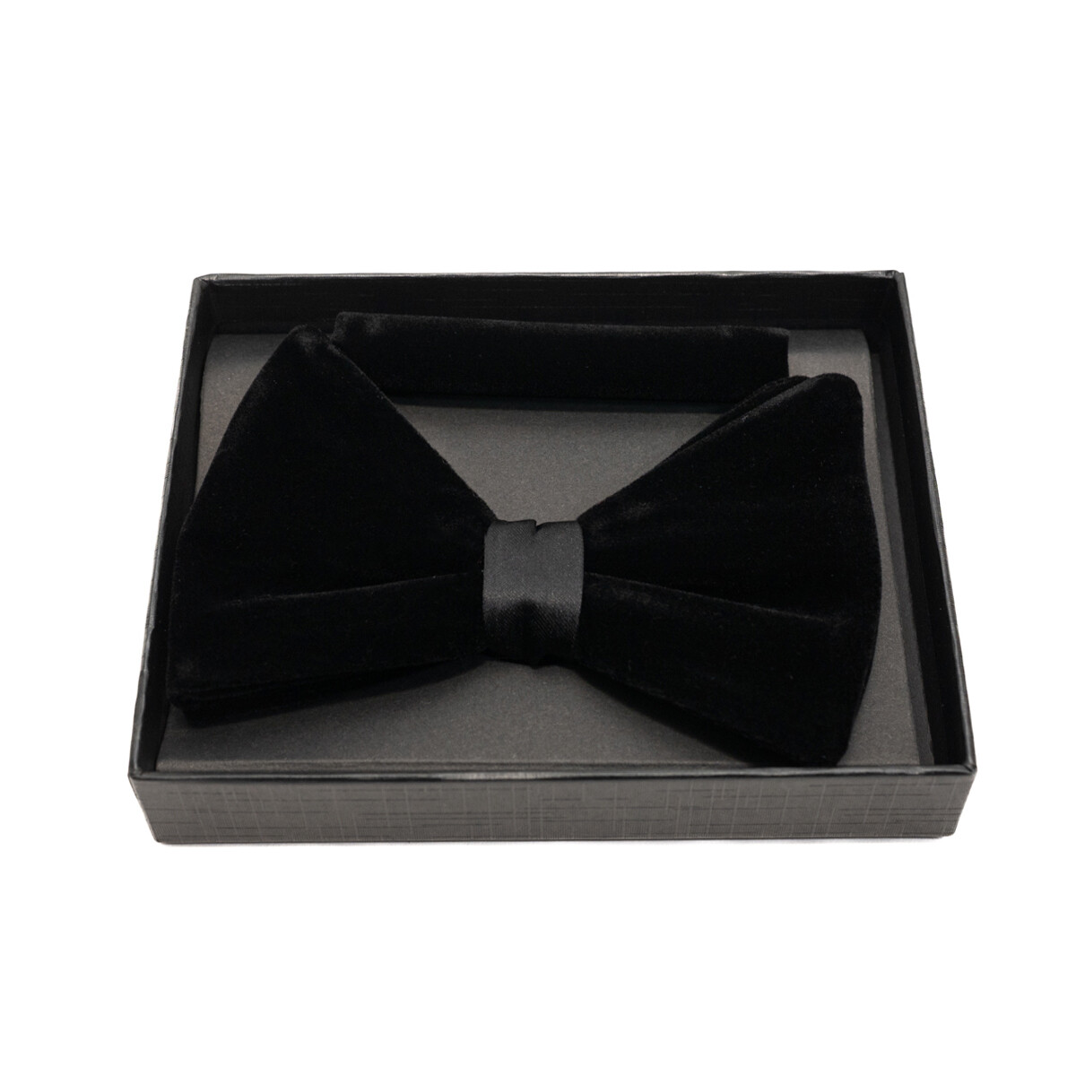 Moña con pañuelo en terciolpelo - BLACK 