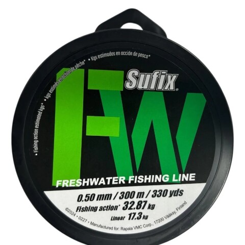 Tanza Sufix Mono Fresh Bobina De 300 Metros Medida 0.50mm