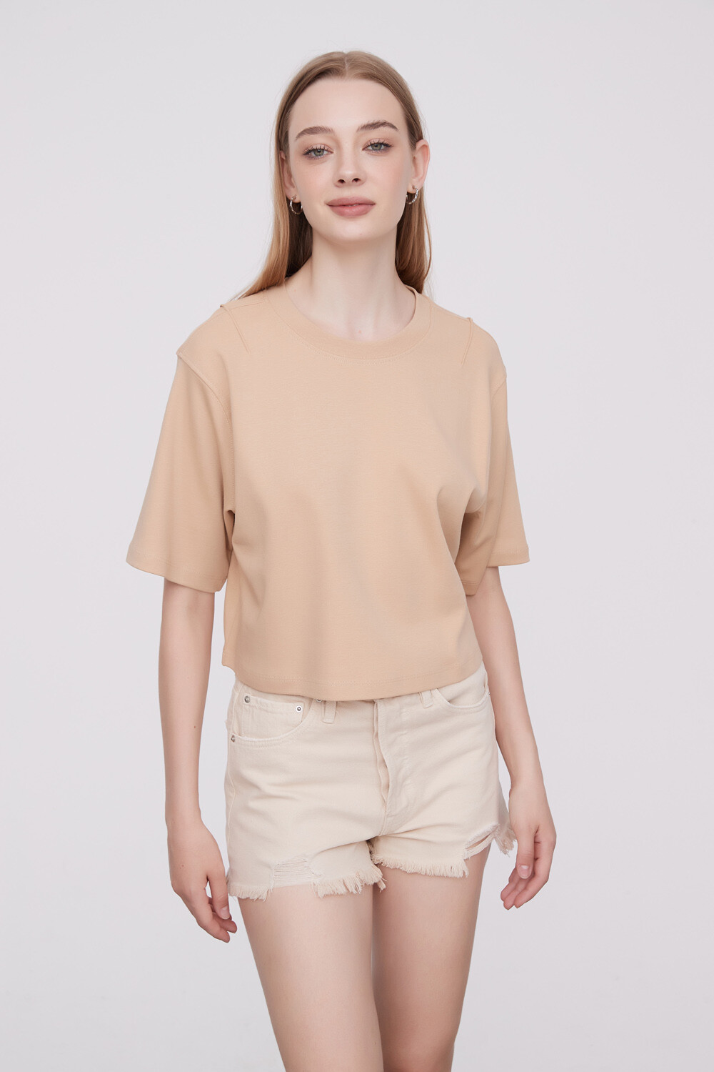 Remera Truvila Beige