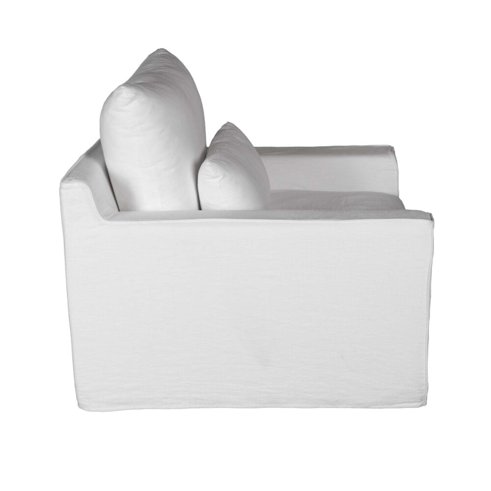 SOFÁ 1 CUERPO TELA BLANCO POSITANO