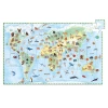 Puzzle Observación Los Animales del Mundo 100 piezas Djeco Puzzle Observación Los Animales del Mundo 100 piezas Djeco