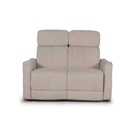 Sofá Pacific (Reclinable) - 2 cuerpos - Tela Microfibra XHR-3 (Beige)