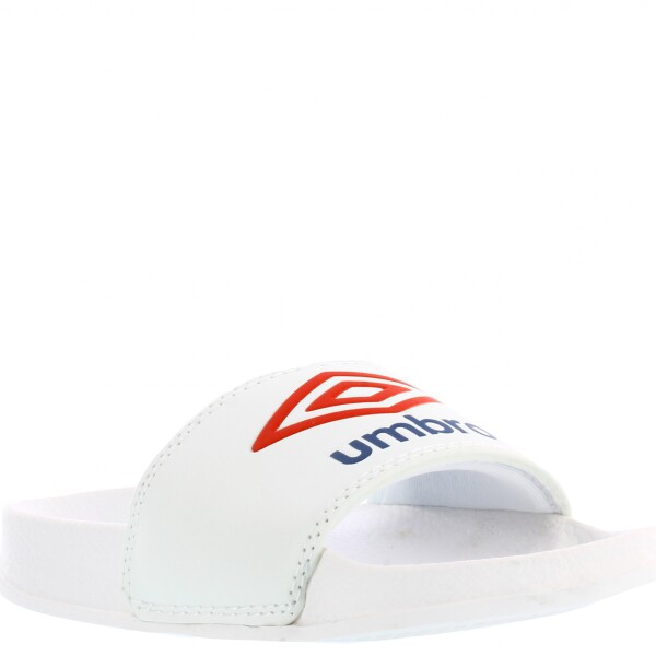 Chanclas de Niños Umbro Locker Room Blanco - Rojo - Azul Marino