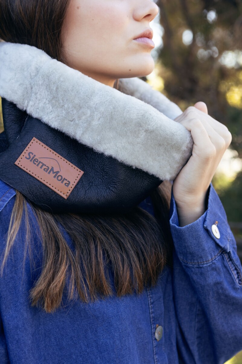 Simple Warm Neck - Negro / Crudo 