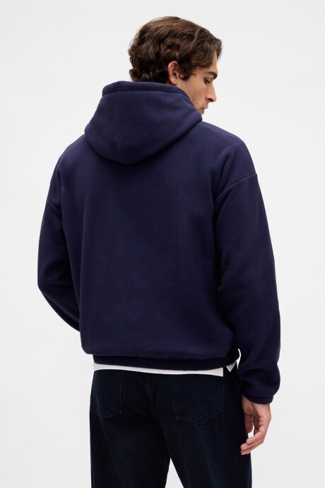 Canguro Polar Logo Gap Hombre Navy Uniform