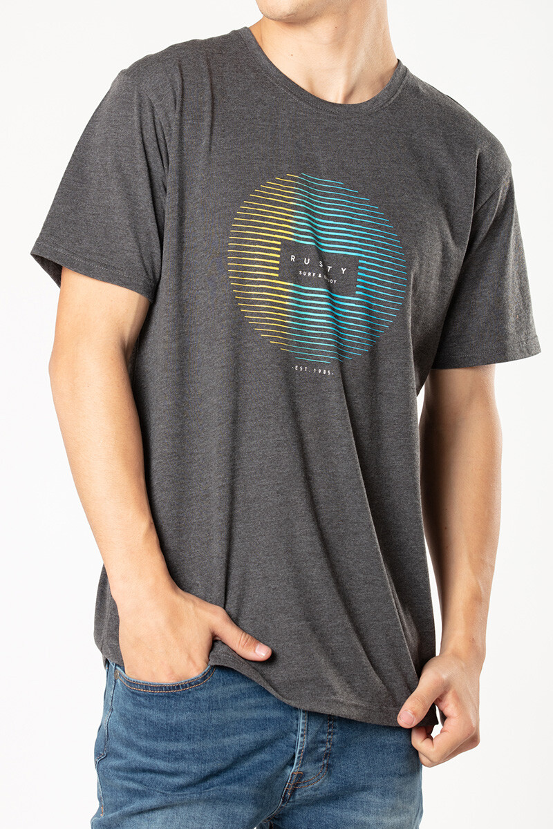 T-SHIRT NOLLY RUSTY - Gris Oscuro 