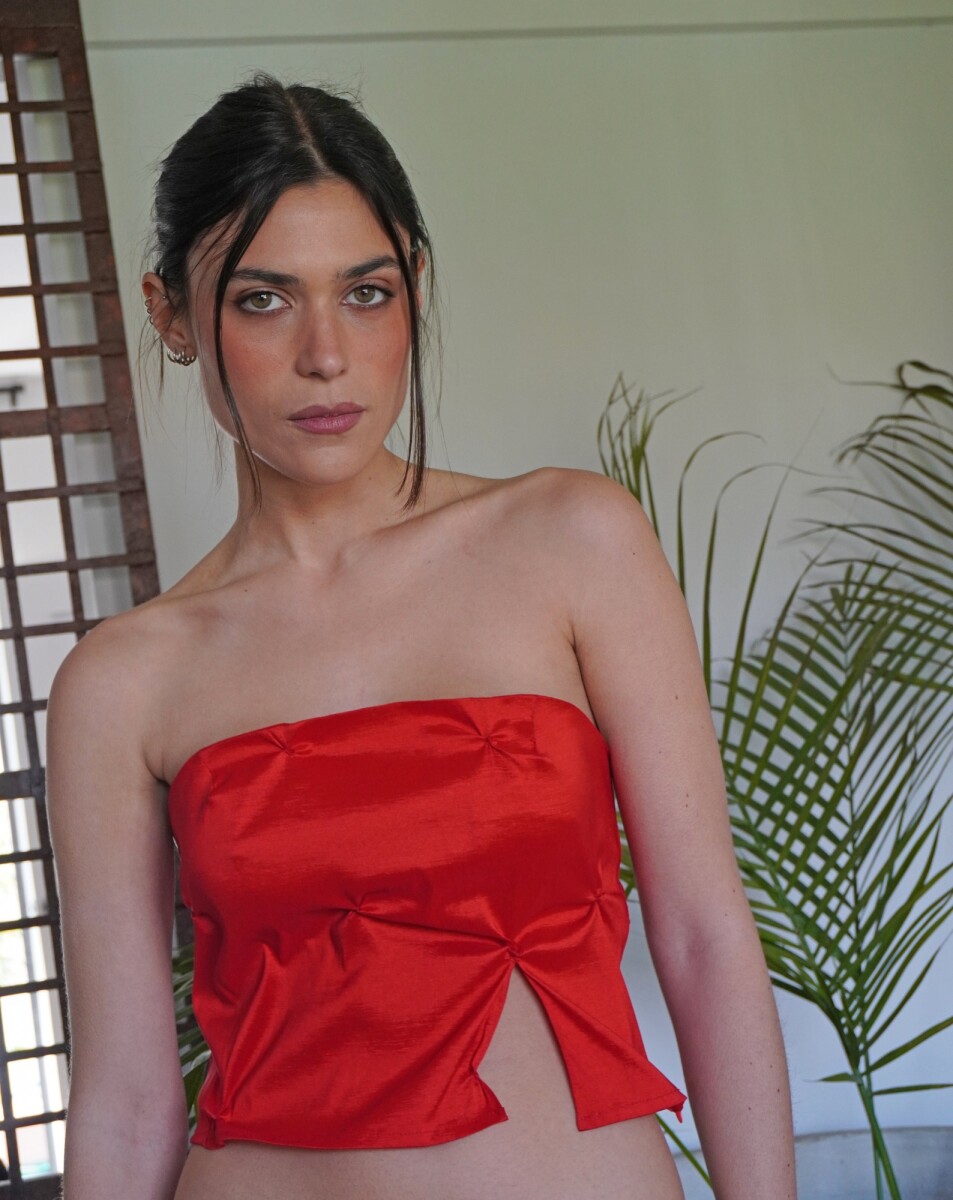 Chesterfield Top - Rojo 