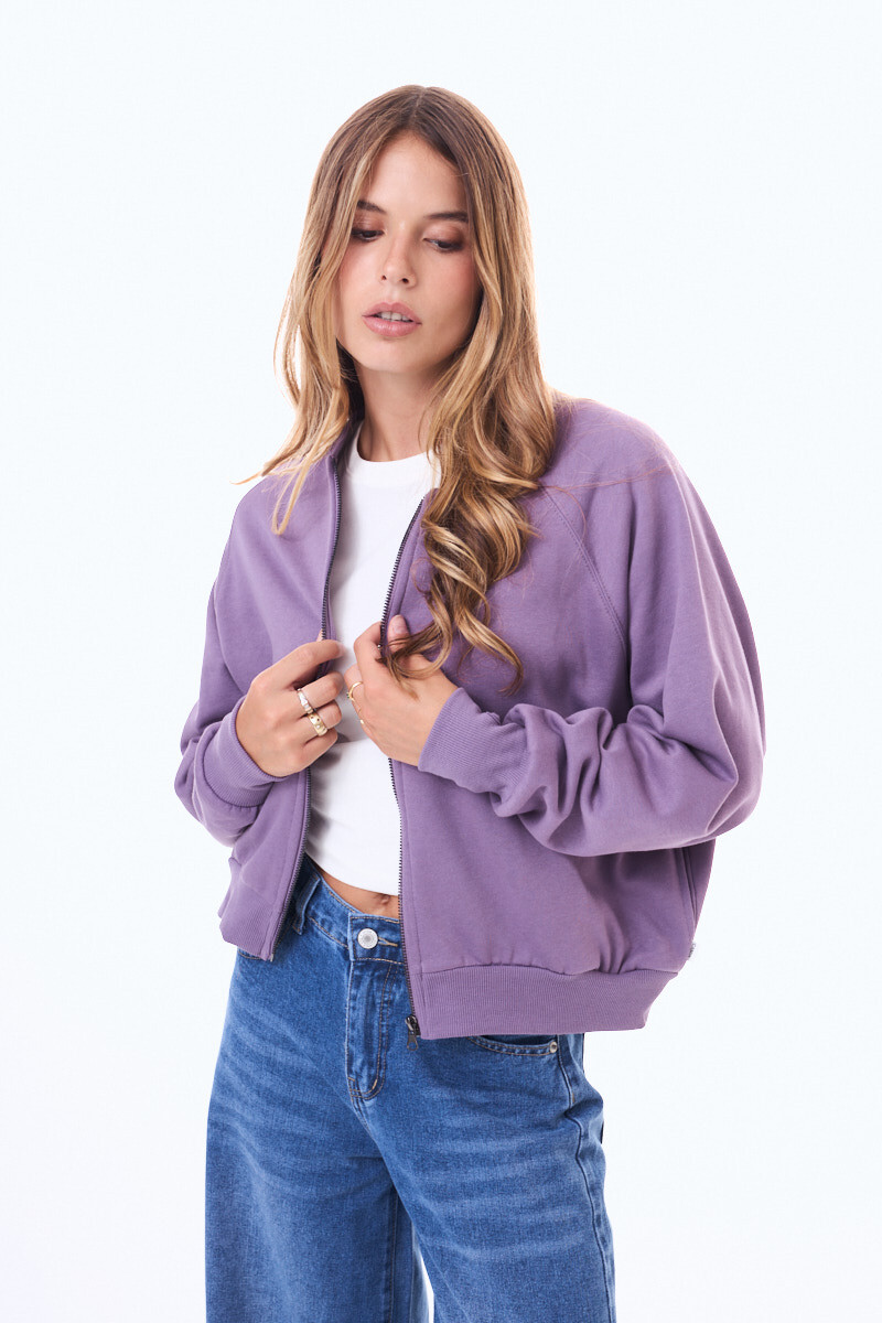 Campera de felpa Taubate Violeta