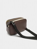 Bolso Bandolera Patchwork marron