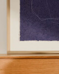 Cuadro Durkan de papel reciclado azul 50 x 70 cm