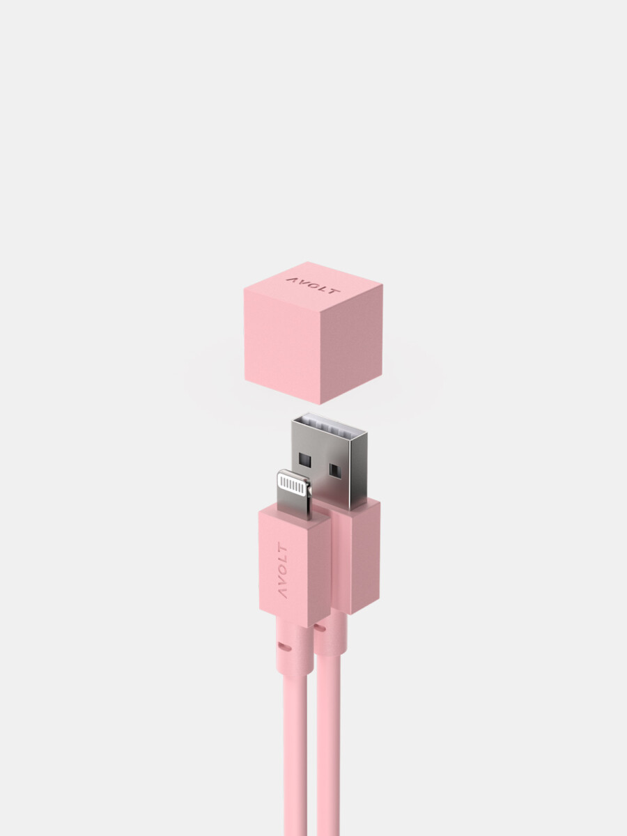 Cable 1 usb a to lightning, 1. - Rosa 