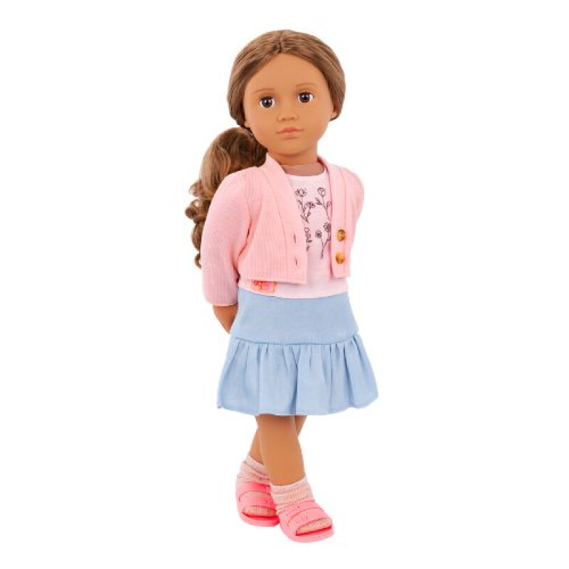 SET ROPA - BUZO ROSADO & POLLERA JEAN Set Ropa - Buzo Rosado & Pollera Jean