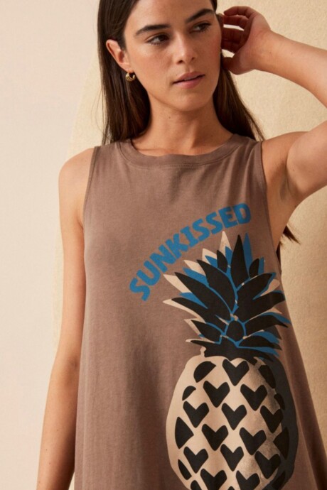 VESTIDO PINEAPPLE NEGRO