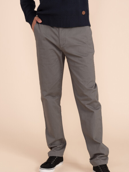 Pantalón chino Gris