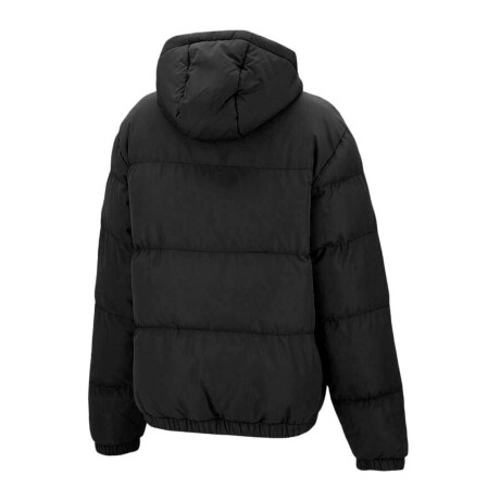 Campera Topper Puffer Inflada Abrigo Impermeable Dama Negro 2