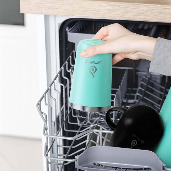 Vaso Térmico Acero Inoxidable Hermético 590ml Frio Calor Color Turquesa