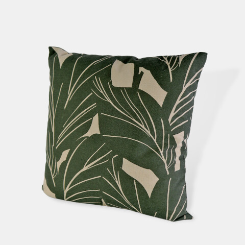 COJIN CUAD ESTAMP VERDE 50X50CM Unica