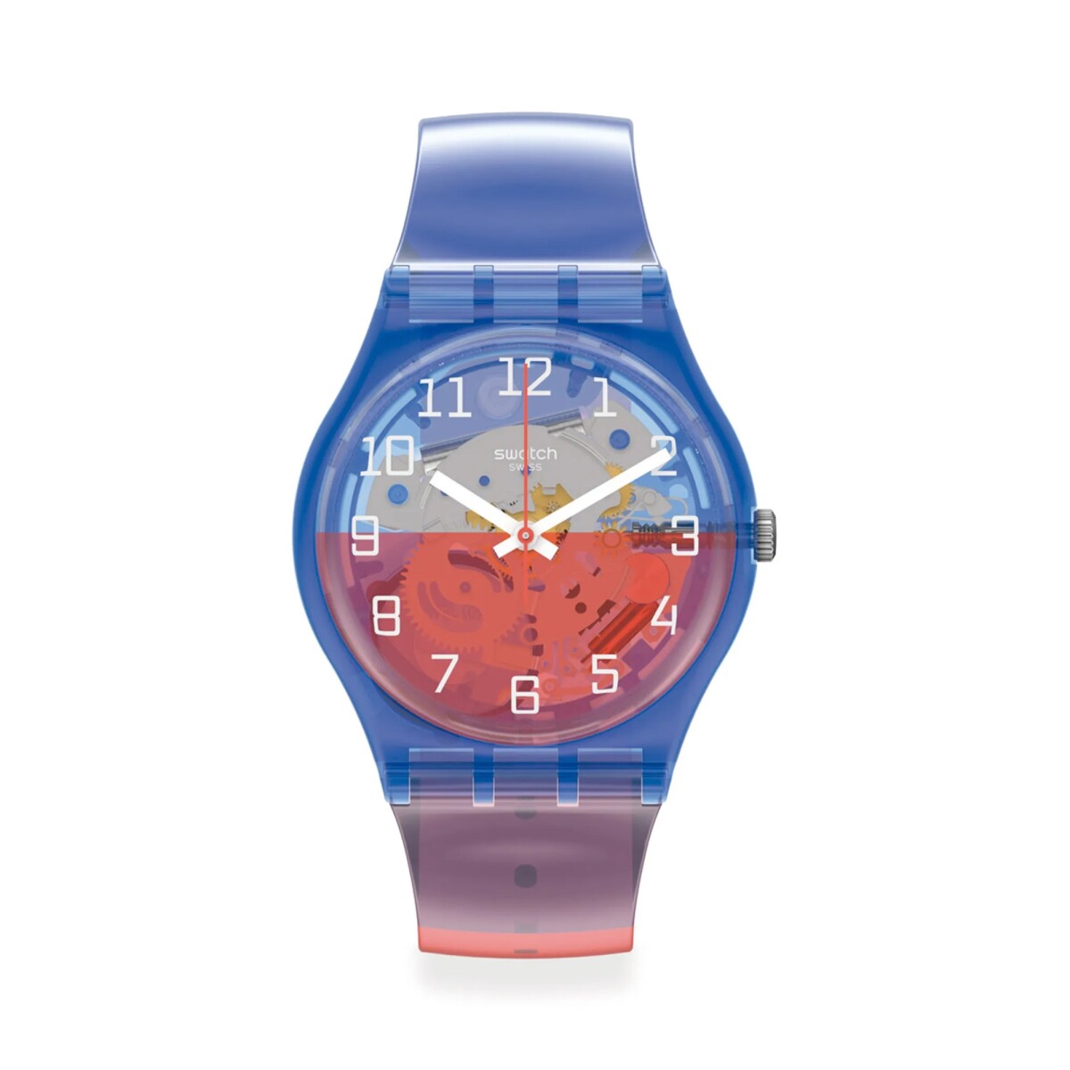 Reloj Swatch Gn275 De Silicona Multicolor 
