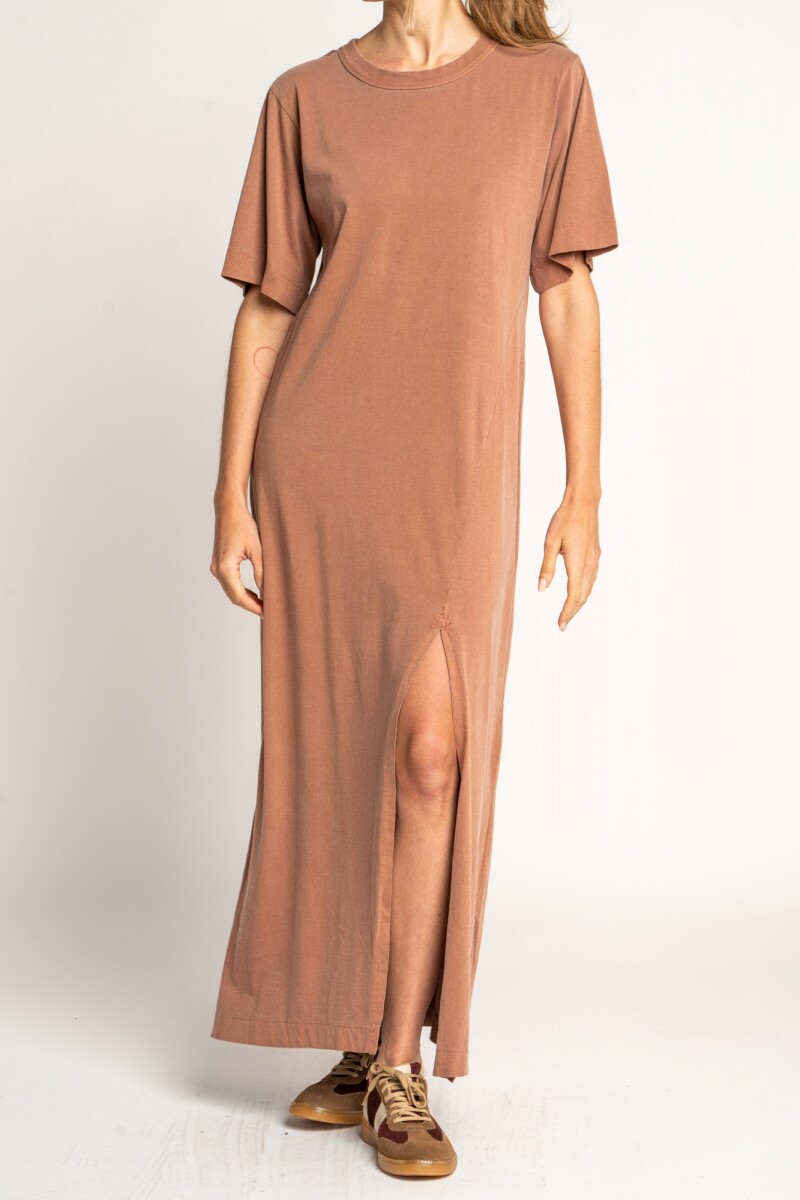 Vestido Maxi Tajo Vison