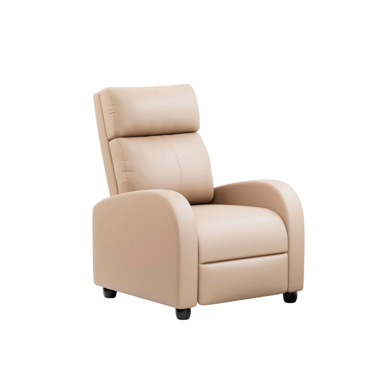 Sillón Reclinable Charlton Butaca Sofa Living - Beige 