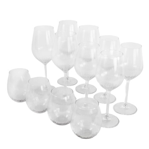 SET DE COPA/VASO VIDRIO 12PZAS Unica