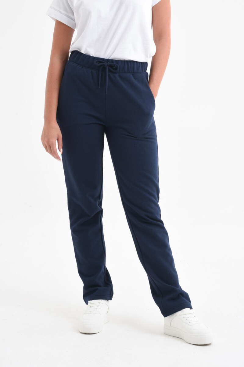 Pantalón deportivo recto Azul