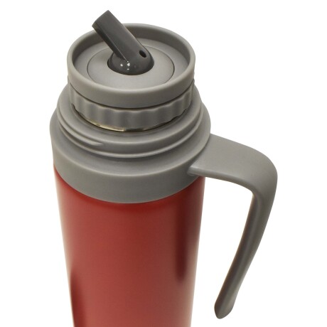 Termo Acero Inox 0.75L Manija Fija Mantiene Frío Calor Comet Rojo