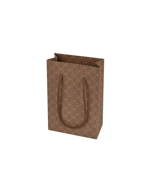 BOLSA FANTASIA DELUXE 12X6,5X18 cm MATELASSE CUOIO